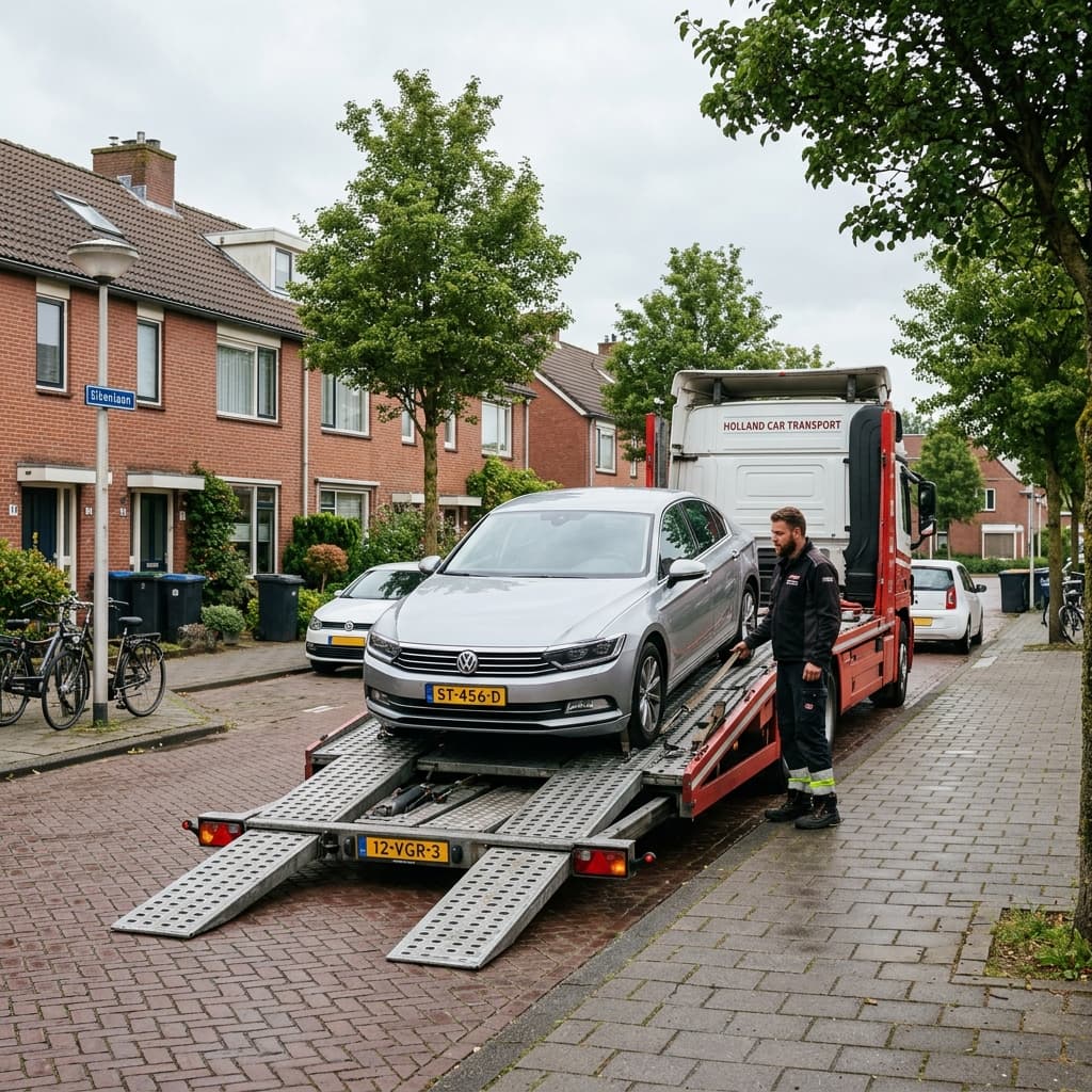 Auto wordt veilig overgedragen aan koper